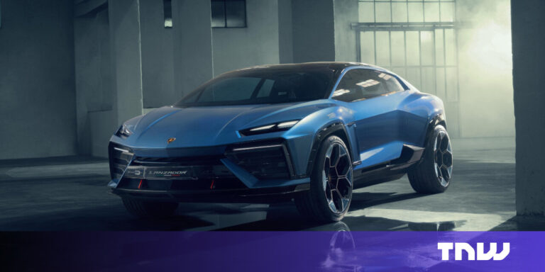 Lamborghini’s new electric car concept was inspired by spaceships