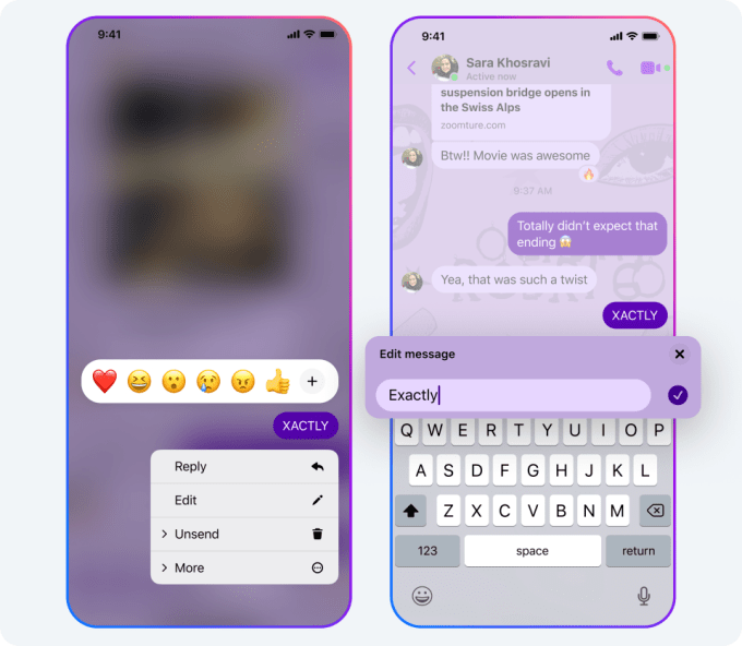 Messenger disappearing messages