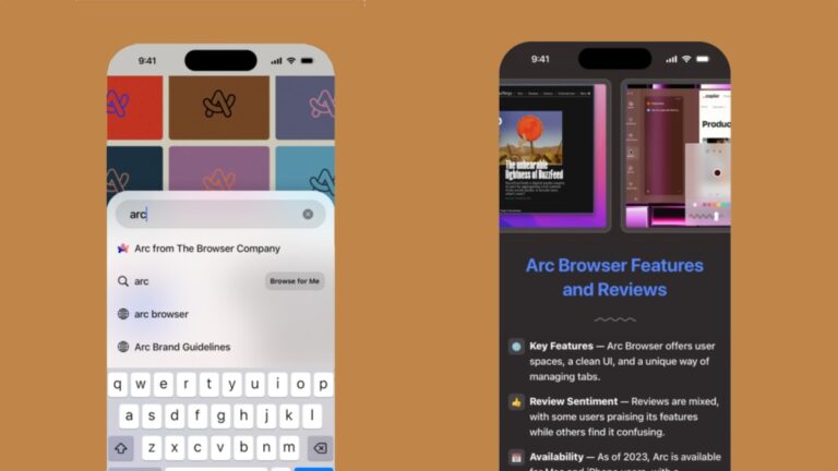 Arc's new iPhone browser wants to be your search companion